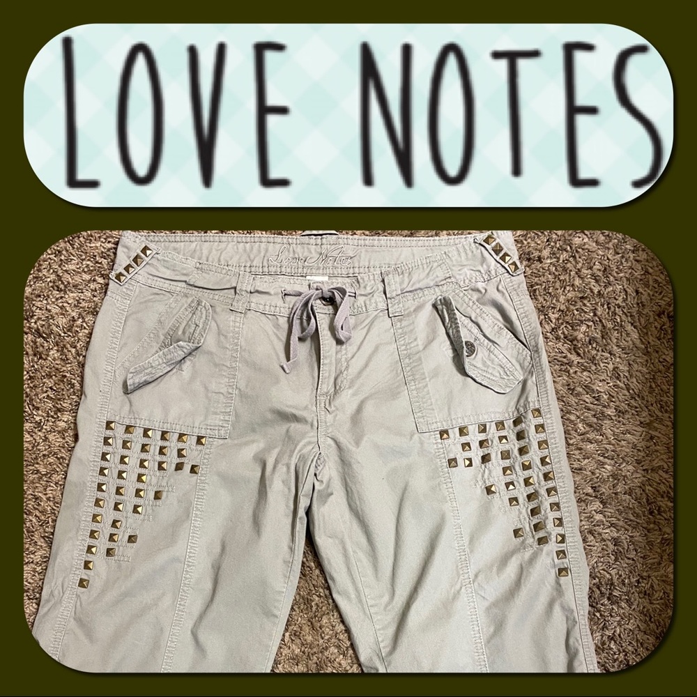 3/15🌼 Love Notes Brand Capri Roll Pants
